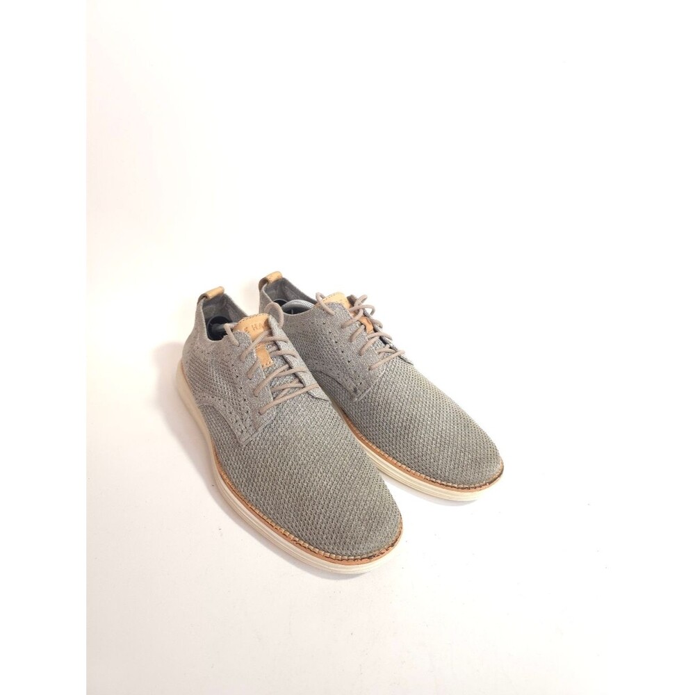 Cole Haan Stitchlite Oxford Mens 9.5 Gray Knit OriginalGrand Lightweight Comfort